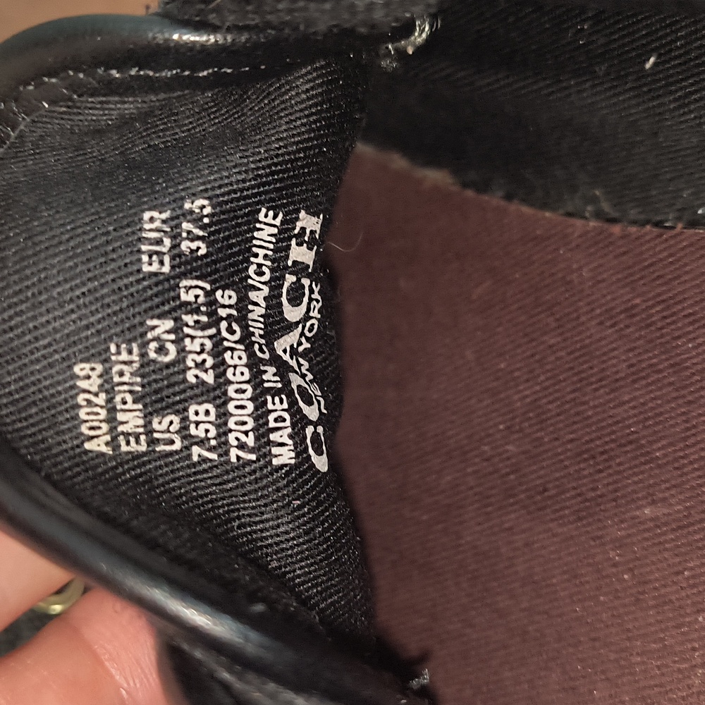 COACH Empire Low Top Logo Sneakers Size 7.5 - Picture 7 of 8